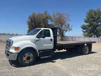 2015 Ford F-650 4x2 Flatbed Dump Truck