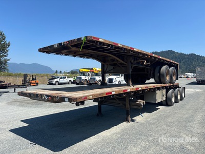 2018 Raja 32 ft Tri/A Super B-Train Lead Flatbed Trailer
