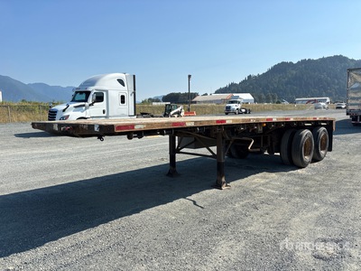 2018 Raja 28 ft T/A Super B-Train Pup Flatbed Trailer