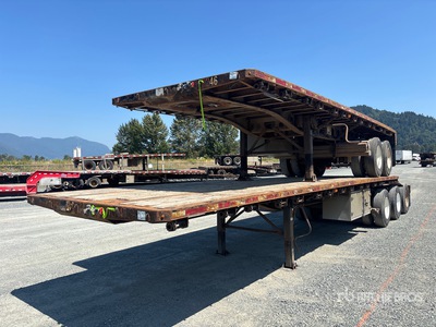 2018 Raja 32 ft Tri/A Super B-Train Lead Flatbed Trailer