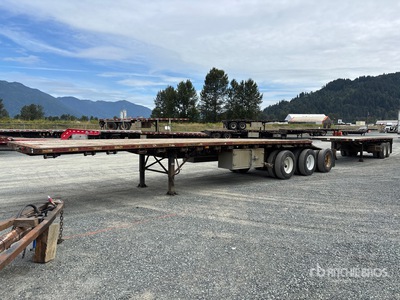 2018 Raja 32 ft Tri/A Lead Flatbed Trailer