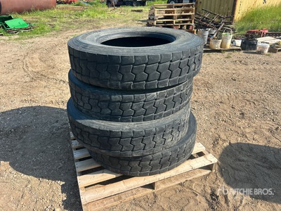 Quantity of (4) Roadmaster 11-24.5 Tyres