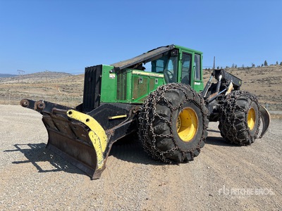 2014 John Deere 848H 4x4 سكيدر
