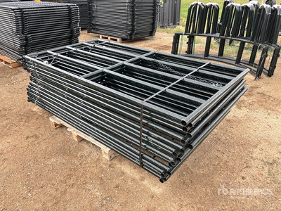Quantity of (15) 2026 BYT RG08 8 ft x 4 ft Ranch Cancello per recinto bestiame (Unused)