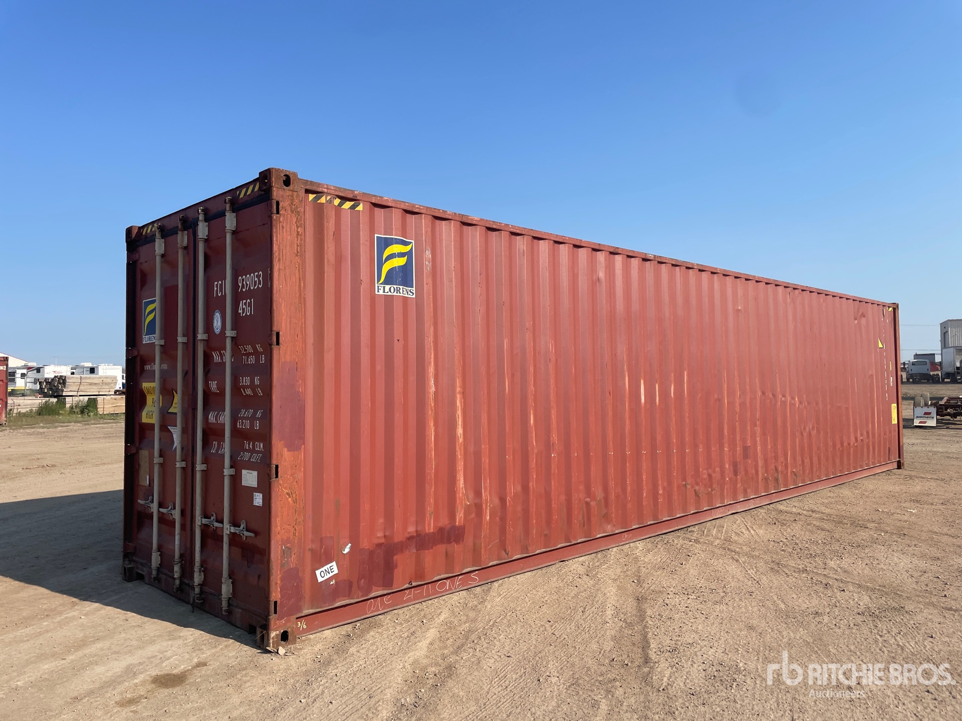 2012 40 ft High Cube Storage Container