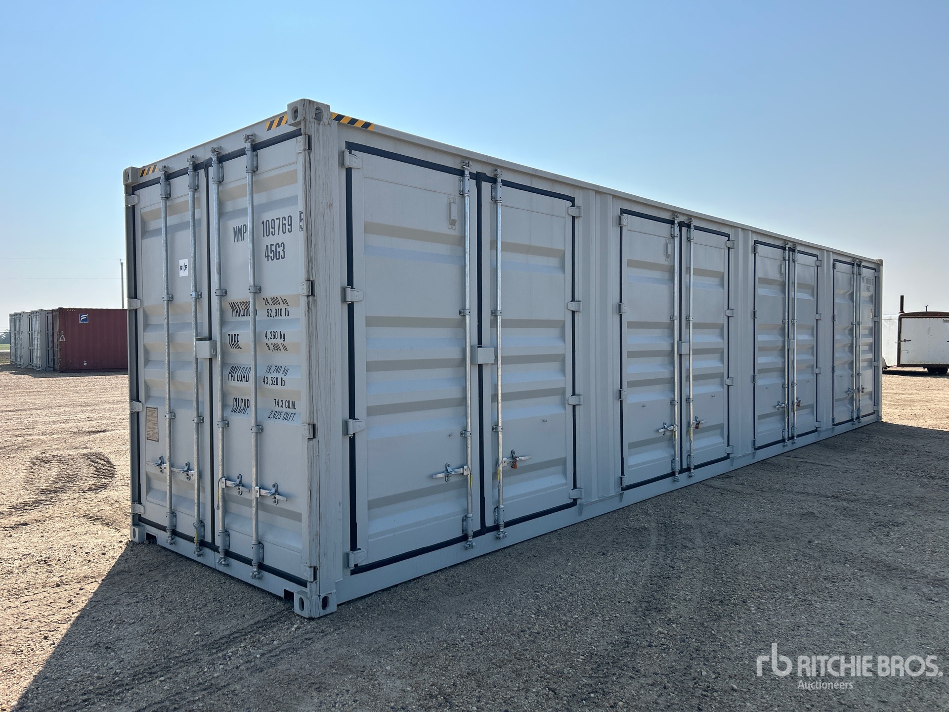 2025 40 ft High Cube Multi-Door Storage Container