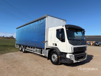2019 Volvo FE Series 6x4 Curtain Side Truck