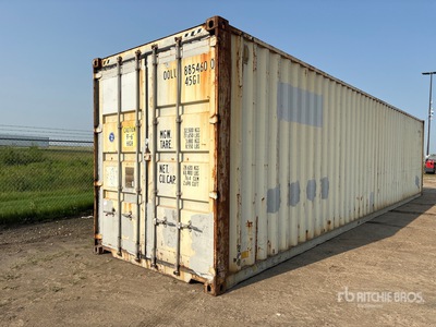2010 40 ft High Cube Storage Container