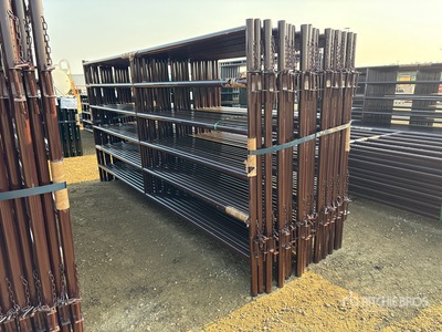 Quantity of (21) 2026 BYT HDALYPNL12 12 ft Alley شبكات سلكية لإبقاء الحيوانات (Unused)