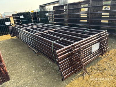 Quantity of (12) 2025 BYT HDALYPNL16 16 ft 16 ft Alley شبكات سلكية لإبقاء الحيوانات (Unused)