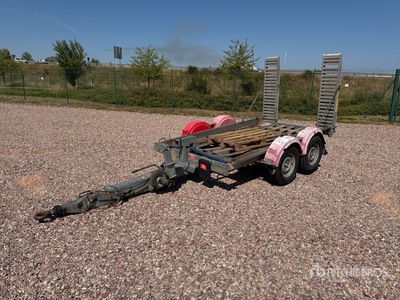 Hubiere H212L14CF T/A Remorque Remolque Portamaquinaria