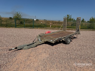 Hubiere H212L14CF T/A Remorque Remolque Portamaquinaria