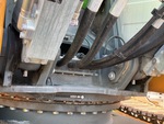 Chassis with Clavijas y bujes de la base del pescante