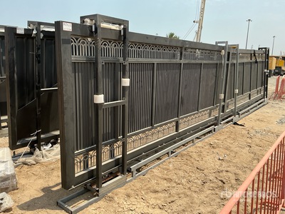 KMT 9.7 m x 1.8 m Bi-Parting Remote Controlled Driveway Gate (Unused)