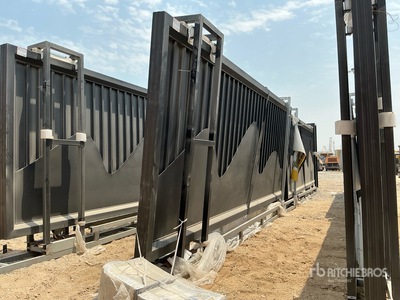 KMT 9.7 m x 1.8 m Bi-Parting Remote Controlled Driveway Gate (Unused)