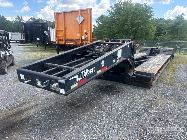 2012 Talbert T40W Tri/A Removable Gooseneck Lowboy Trailer