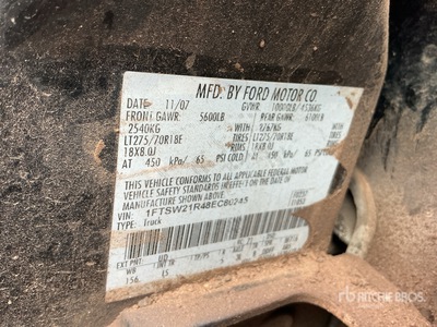 2008 Ford F-250 4x4 Crew Cab Pickup