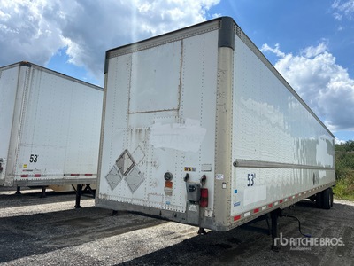 2014 Vanguard 53 ft x 102 in T/A Van Trailer