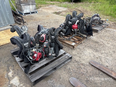 Quantity of (3) Pallets of Wacker Neuson Backpack Betonrüttler