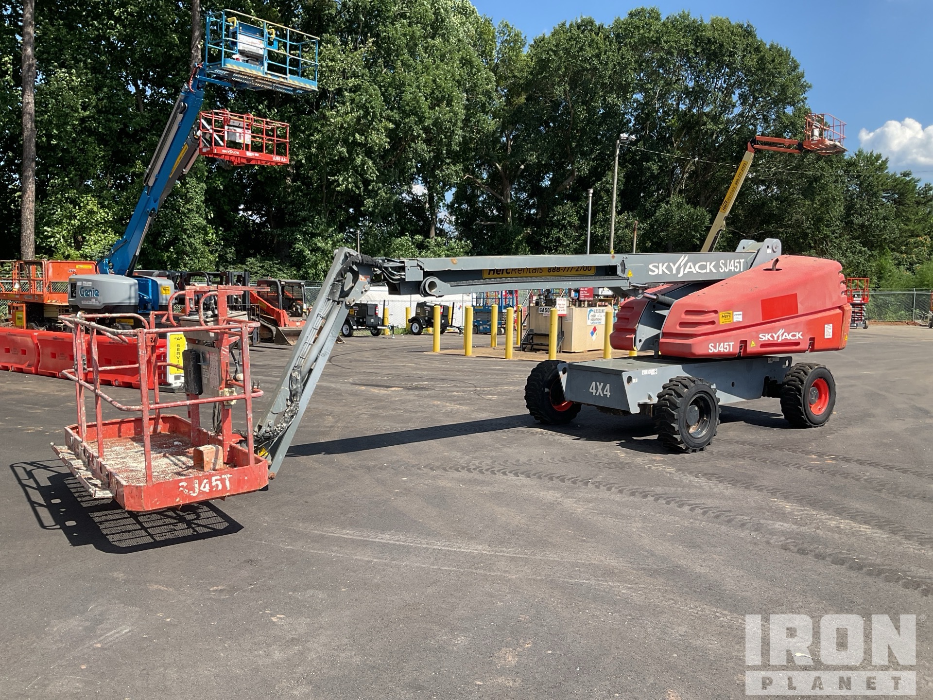 2018 Skyjack SJ45T 4WD Diesel Telescopic Boom Lift in Greer, South
