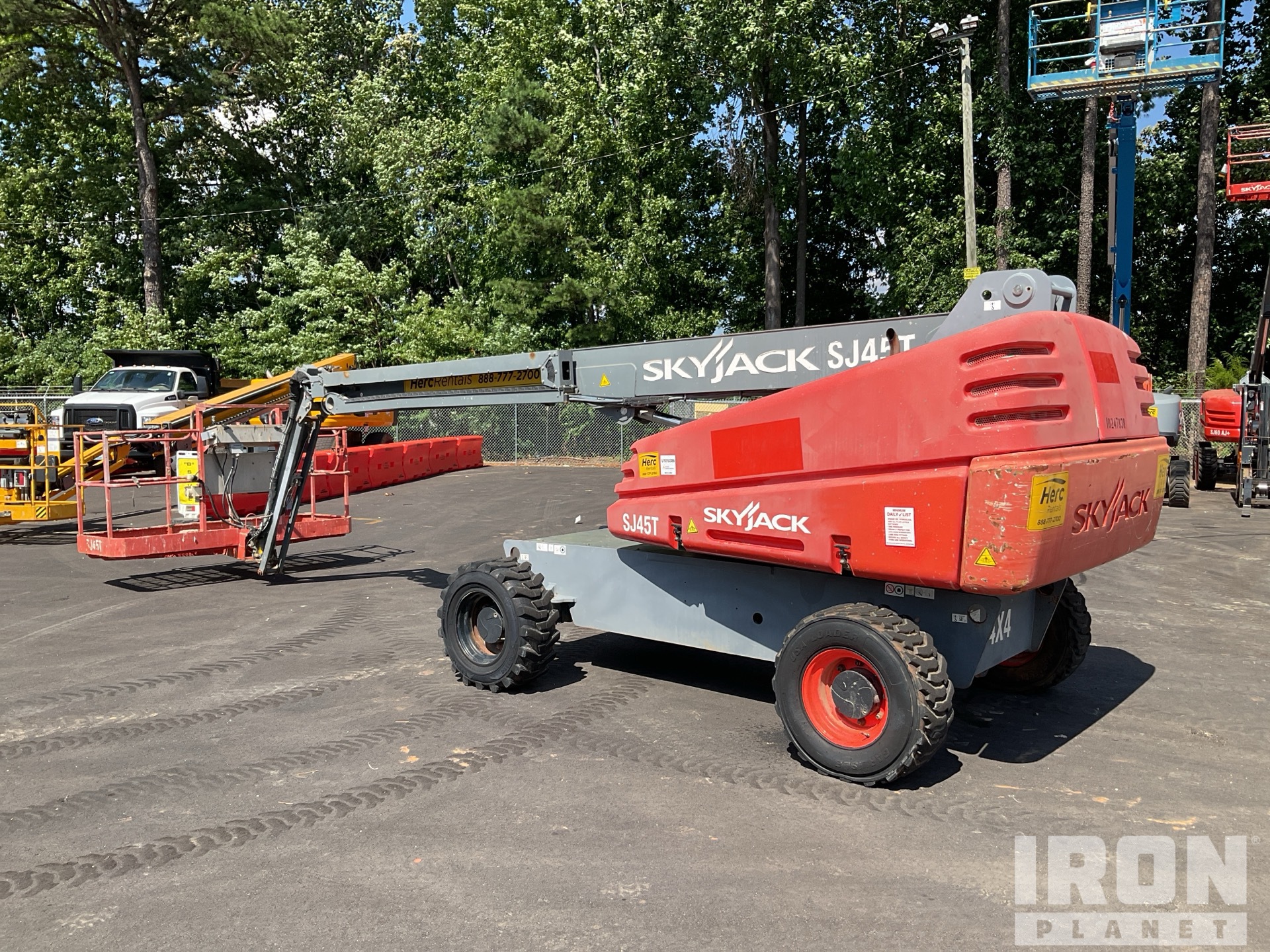 2018 Skyjack SJ45T 4WD Diesel Telescopic Boom Lift in Greer, South