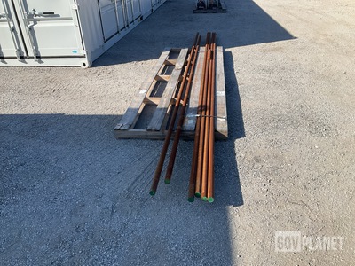 (120') of Assorted Lengths of 1-1/2" Round Metal Bar