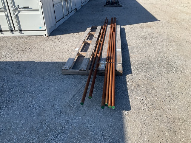 (120') of Assorted Lengths of 1-1/2" Round Metal Bar