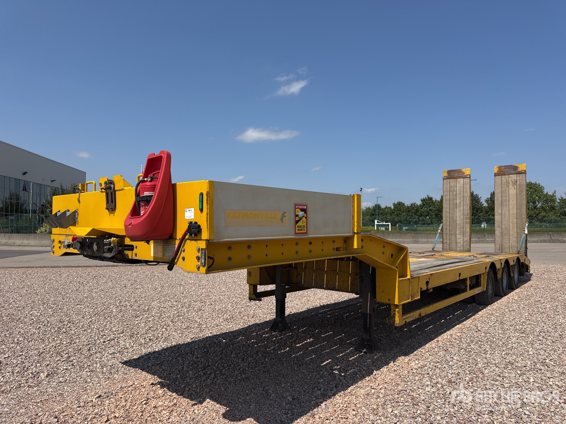 2007 Faymonville TL Semi-Remorque porte Engins 3 Essieux Tri/A Lowboy Trailer