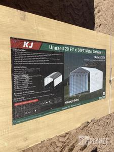 KJ K2030 Metal Garage - Unused