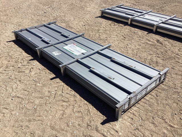 (100) Piece Lot of 10' Long Corrugated Steel Panels