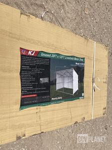 KJ K1912 Livestock Metal Shed - Unused
