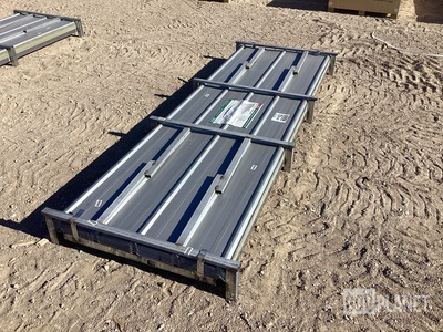 (100) Piece Lot of 10' Long Corrugated Steel Panels