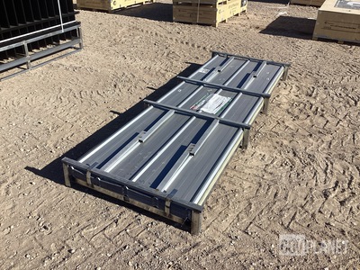(100) Piece Lot of 10' Long Corrugated Steel Panels