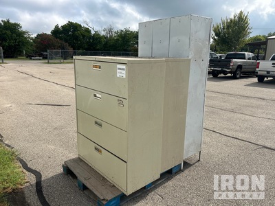 Quantity of (2) File Cabinets & (1) Set of Lockers