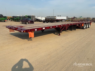 2013 Peerless 53 ft 24-Wheel Flatbed Remorque pour champ pétrolifère