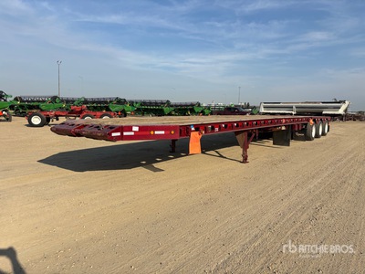 2006 Gerrys 120000 lb 53 ft 24-Wheel Flatbed Oilfield Trailer