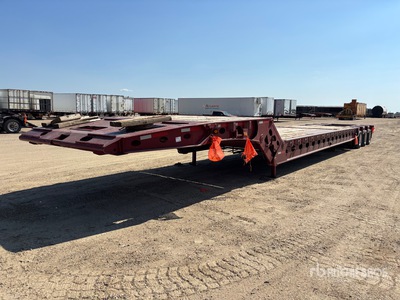 2012 Peerless LB65-SDLRSOW-24A 90000 lb 66 ft 24-Wheel Folding Neck Trailer