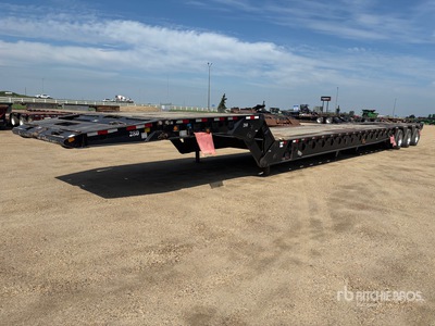 2014 Doepker 65 ft 24-Wheel Folding Neck Trailer
