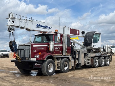 Manitex 45110T 45 ton Straight Boom on 2013 Western Star 4900TS 10x6 Twin-Steer Sleeper Boom Truck