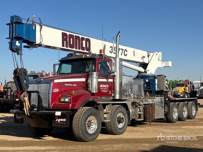 Manitex 3577C 35 ton Straight Boom on 2005 Western Star 4900 10x6 Twin-Steer Crane Truck