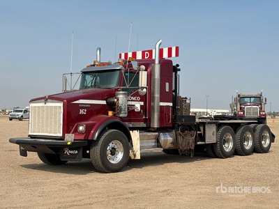 2014 Kenworth T800 Wide Hood 8x6 Sleeper Camion treuil