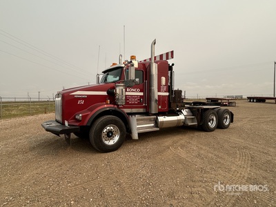 2012 Kenworth T800 6x4 Sleeper Camion cabrestante