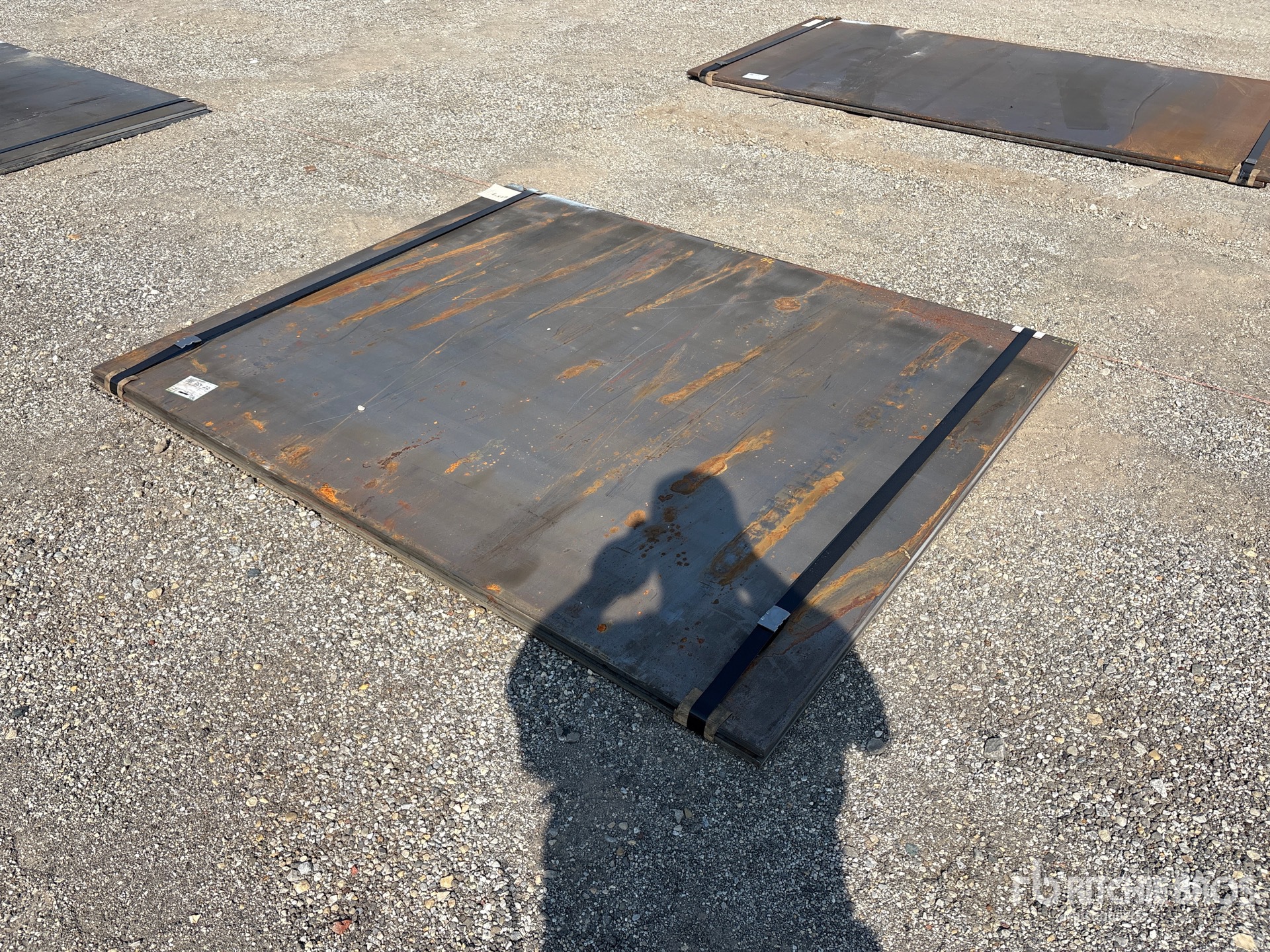 Quantity of (2) 2025 Kit Containers 5 ft x 6 ft 4 in (3.4 in Thick) Steel Plates