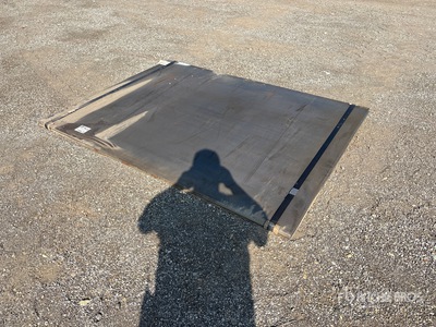 2025 Kit Containers 5 ft x 6 ft (3.4 in Thick) Placas de acero