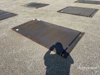 Quantity of (2) 2025 Kit Containers 4 ft x 7 ft 6 in (3.4 in Thick) Placas de acero