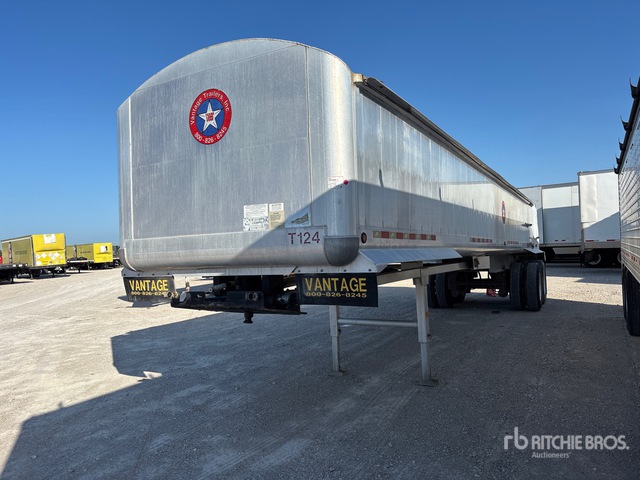 2009 Vantage S85 Omega Lone Star 37 ft T/A Aluminum Frameless End Dump Trailer