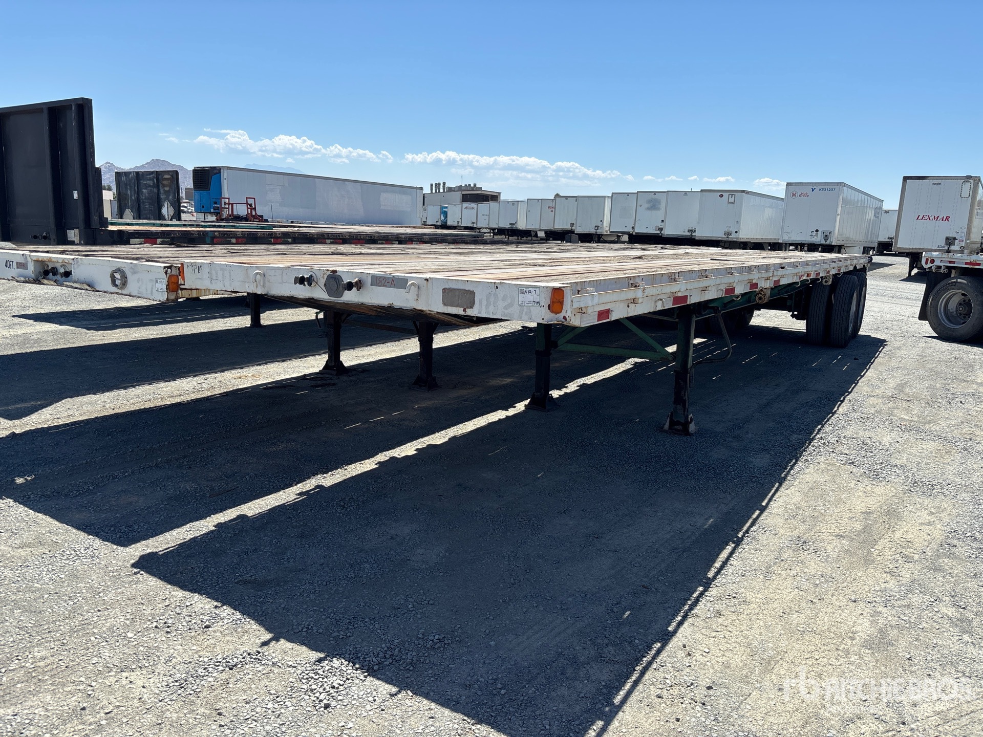 1973 Fruehauf 40 ft T/A Flatbed Trailer