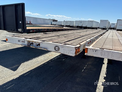 1972 Montac 40 ft T/A Flatbed Trailer