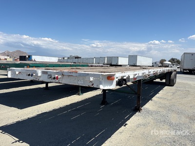 1984 Great Dane 40 ft T/A Flatbed Trailer