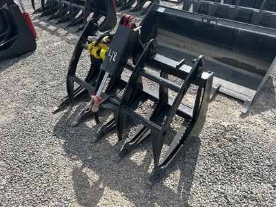 All-Star 48 in Skid Steer Root Rake (Unused)